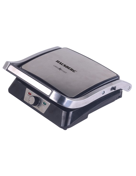 ELECTRIC STAINLESS STEEL SANDWICH MAKER AND GRILL